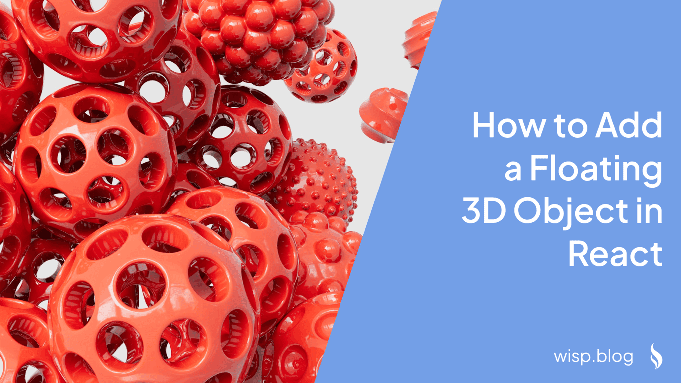 How to Add a Floating 3D Object in React